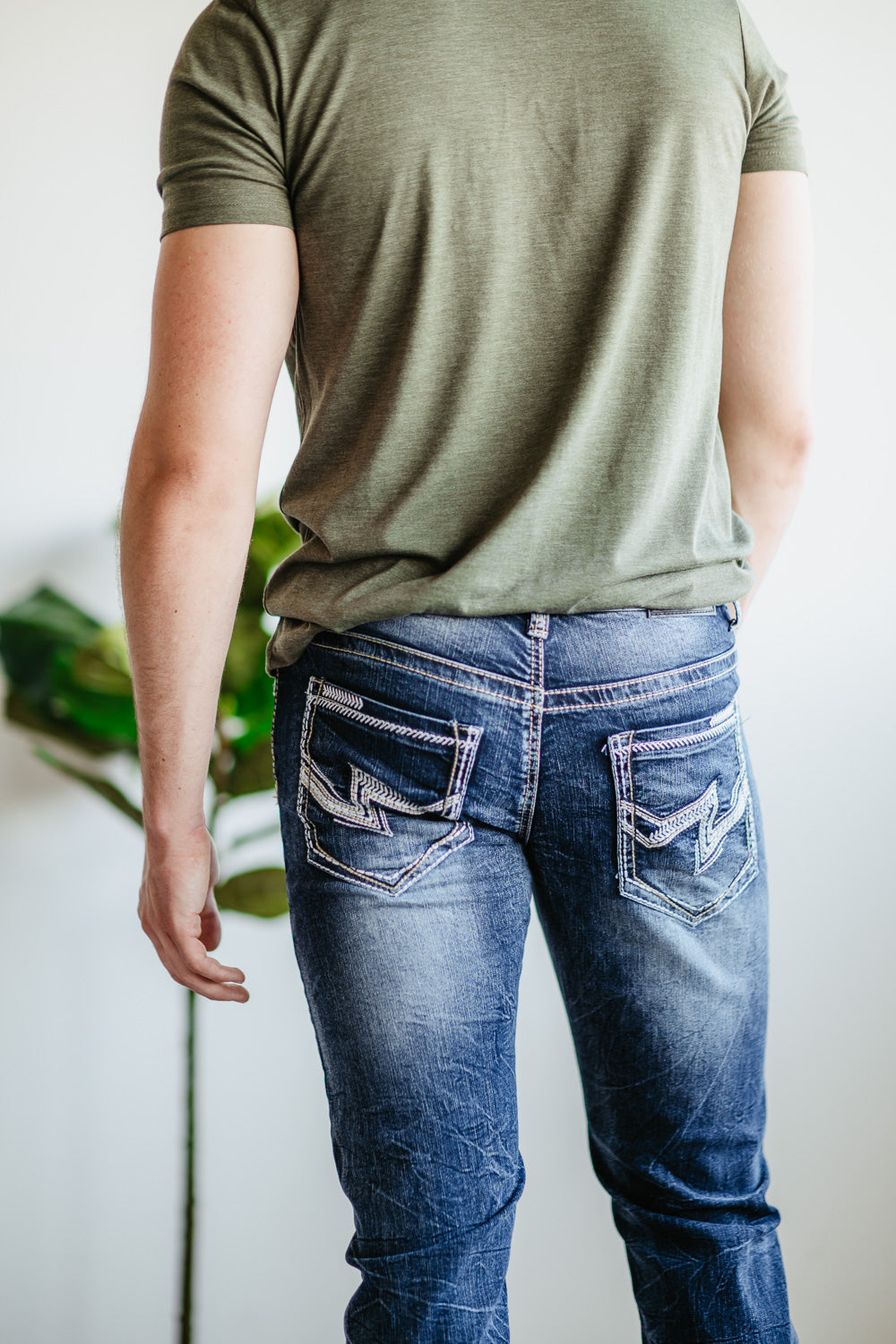 True Luck Jefferson Straight Jeans for Men | TL18350006 – Glik's