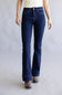Vervet High Rise Dark Wash Center Hem Bootcut Jeans for Women