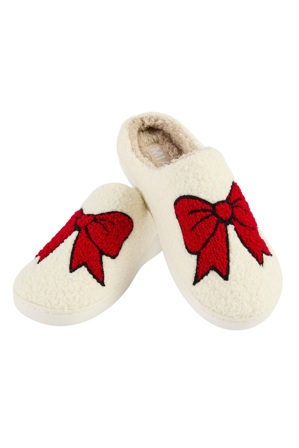 MIA Cozi Bow Slippers for Women in Red | GS1412401-REDBOW