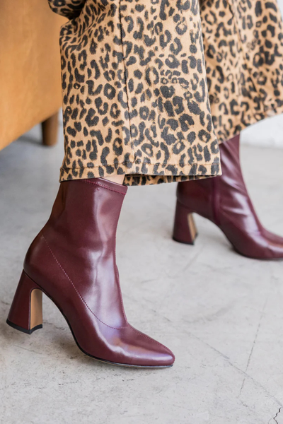 MIA Thiva Booties for Women in Burgundy