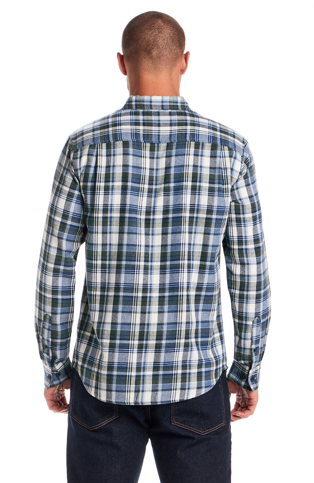 Weather-proof-vintage-BRUSHED-FLANNEL-shirt-F2585755GK-BLUEFUSION-bk