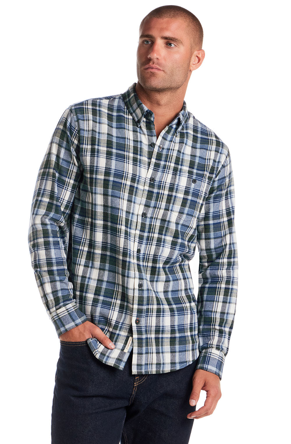 Weather-proof-vintage-BRUSHED-FLANNEL-shirt-F2585755GK-BLUEFUSION-ft