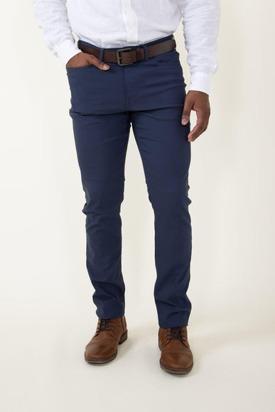 Weatherproof Vintage Lewis Faille Performance Pants for Men in Navy