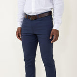 Weatherproof Vintage Lewis Faille Performance Pants for Men in Navy