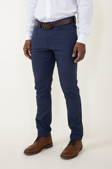 Weatherproof Vintage Lewis Faille Performance Pants for Men in Navy