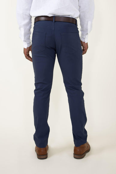 Weatherproof Vintage Lewis Faille Performance Pants for Men in Navy