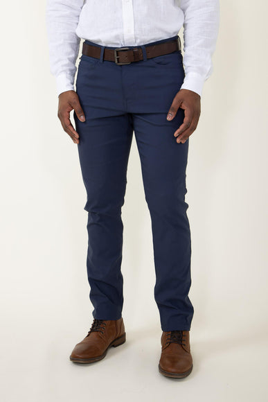 Weatherproof Vintage Lewis Faille Performance Pants for Men in Navy