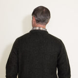 Weatherproof Vintage Half Cardigan Stitch Sweater for Men in Green