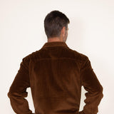 Weatherproof Vintage Corduroy Shirt Jacket for Men in Brown