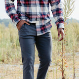 Weatherproof Vintage Faille Trouser Pants for Men in Grey