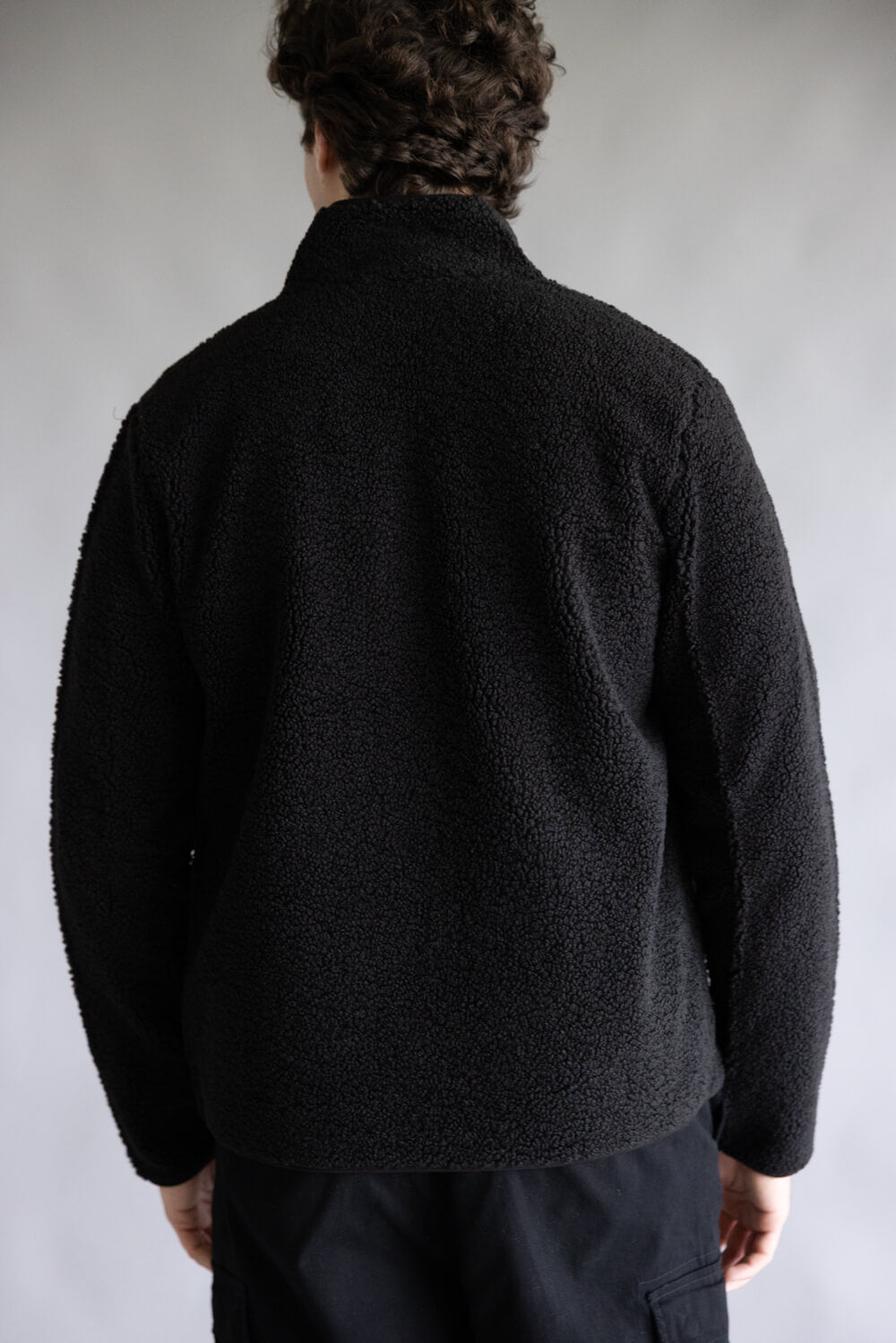 Moritz Faux Shearling Jacket for Men in Black | P416675-BLACK – Glik's
