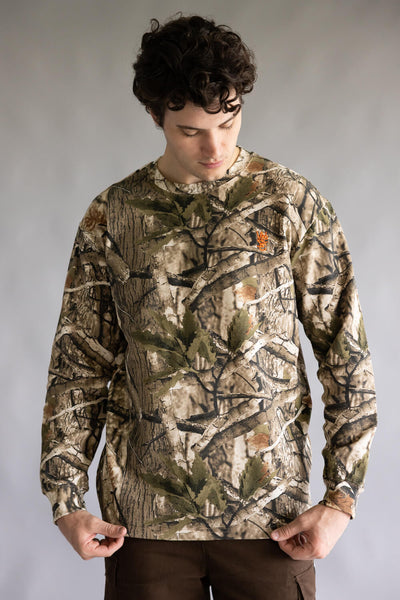 Thermal Forest Long Sleeve Shirt for Men in Camo | P416733-TWILL