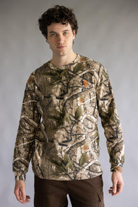 Thermal Forest Camo Long Sleeve Shirt for Men in Camo