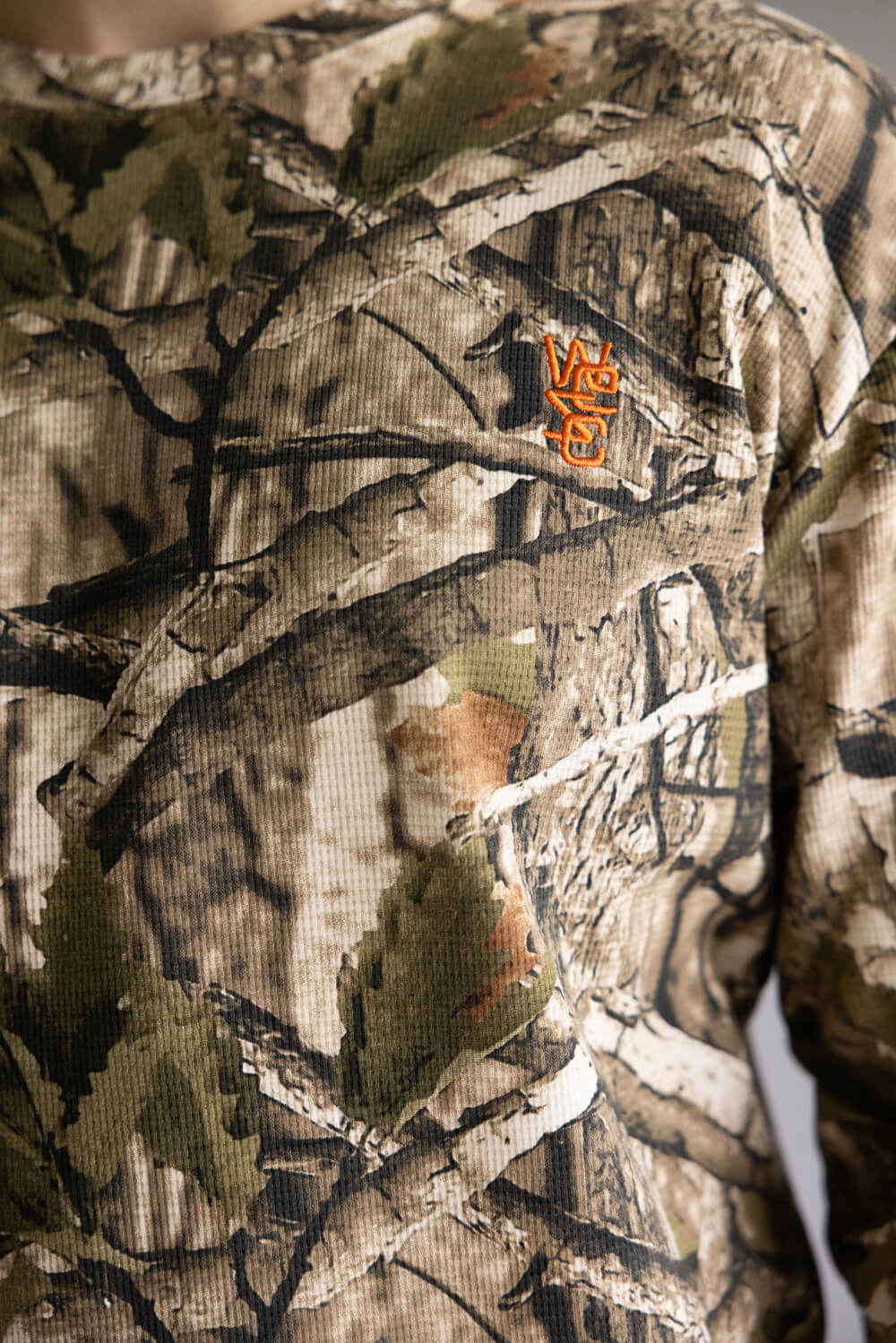 Thermal Forest Camo Long Sleeve Shirt for Men in Camo