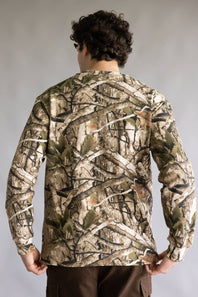 Thermal Forest Camo Long Sleeve Shirt for Men in Camo