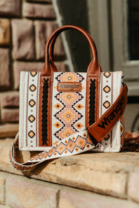 Wrangler Crossbody Tote Bag for Women in Pink/Yellow