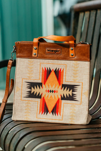 Wrangler Tote Western Bag for Women in Brown