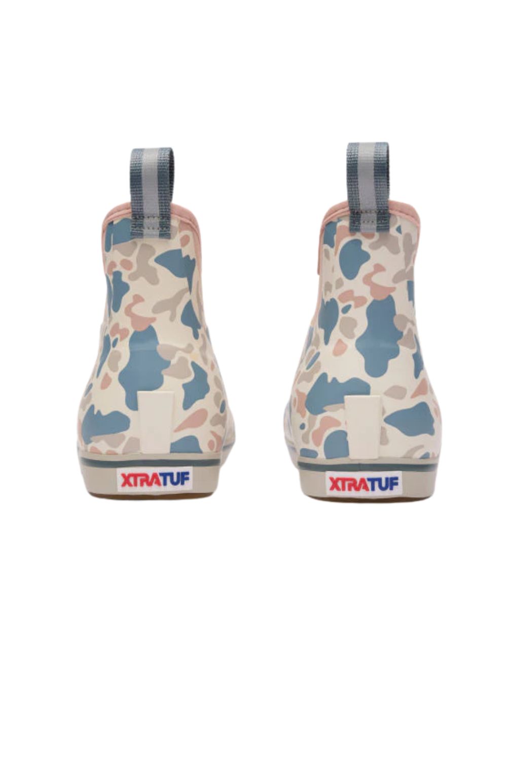 Xtratuf Ankle Deck Boot for Women in Ivory Duck Camo