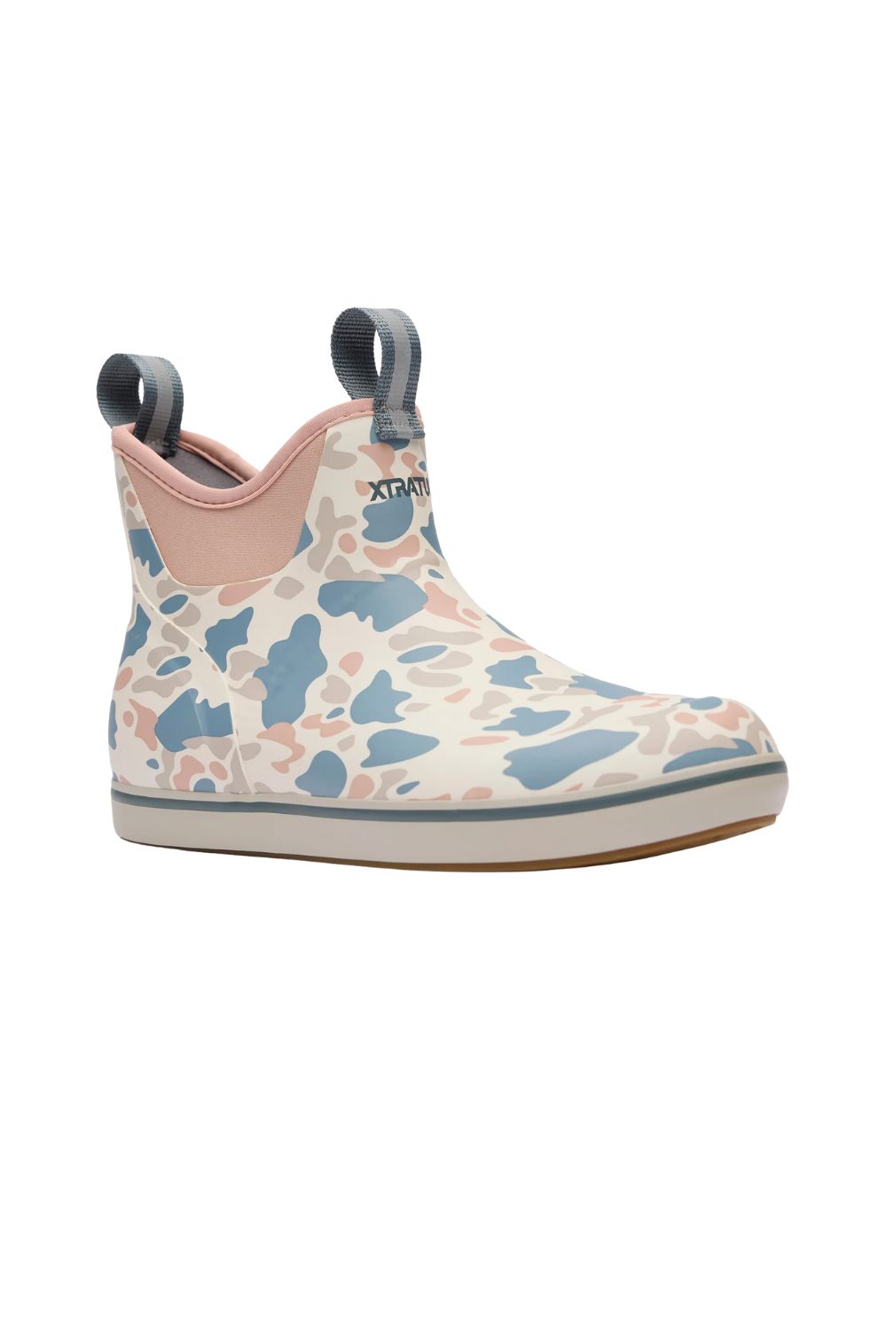 Xtratuf Ankle Deck Boot for Women in Ivory Duck Camo