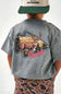 Burlebo Youth Buck Tee T-Shirt for Boys in Gray | Y-SST-HCBK-DHG-DKGREY