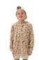 Burlebo Youth Performance Hoodie for Boys in Venado Camo Brown