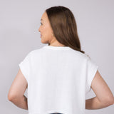 American Flag Sweater for Women in White