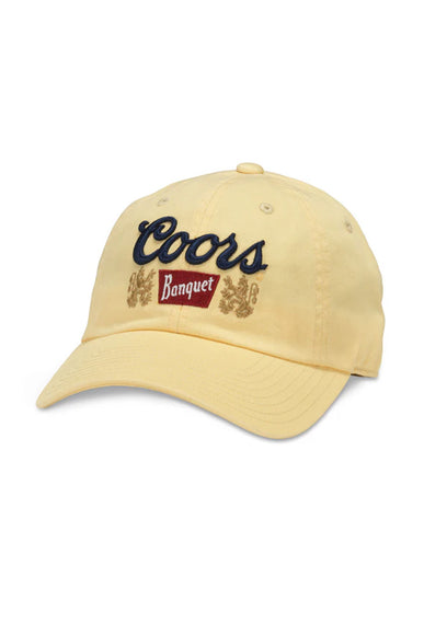 American Needle Coors Ballpark Hat for Men in Yellow | MILLER-1902A