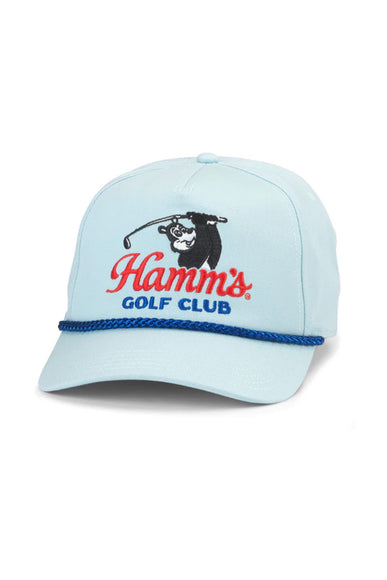American Needle Hamm's Golf Club Roscoe Hat for Men in Blue