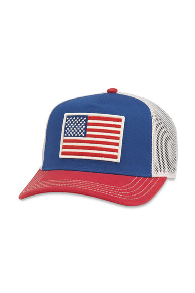 American Needle Valin USA Trucker Hat for Men in Blue