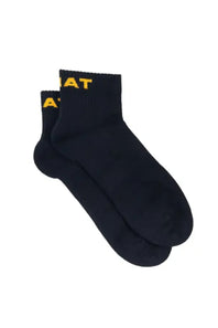 Ariat Premium Ringspun Cotton Quarter Crew Socks 3 Pair Pack in Black