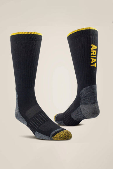 Ariat High Performance Tek Work High Crew Socks in Black