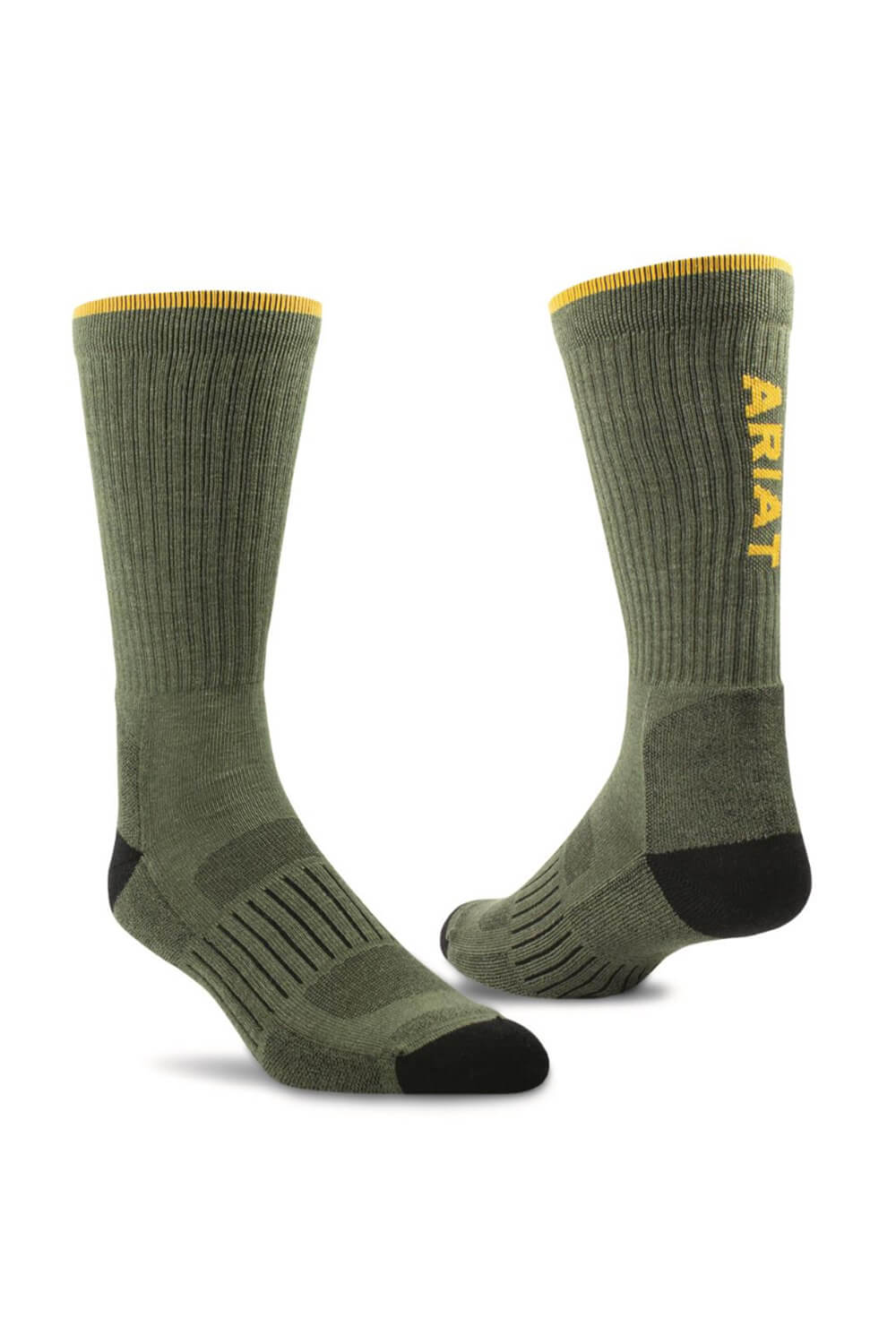 Ariat High Performance Tek Work High Crew Socks in Green