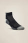 Ariat High Performance Quarter Crew Tek Work Socks 3 Pair Pack in Black