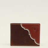 Ariat Bifold Twotone Wallet in Brown/Multi