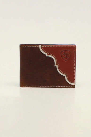 Ariat Bifold Twotone Wallet in Brown/Multi