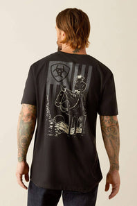 Ariat Big Sky Freedom T-Shirt for Men in Black
