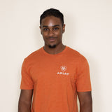 Ariat Box T-Shirt for Men in Orange