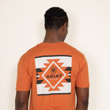 Ariat Box T-Shirt for Men in Orange