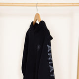 Ariat Youth Logo Hoodie for Boys in Black