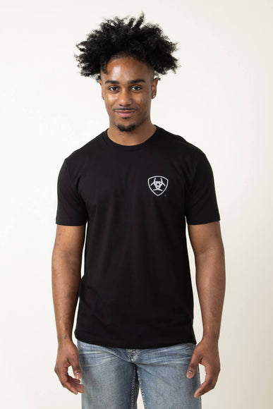 Ariat Cactus Flag T-Shirt for Men in Black