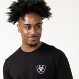 Ariat Cactus Flag T-Shirt for Men in Black