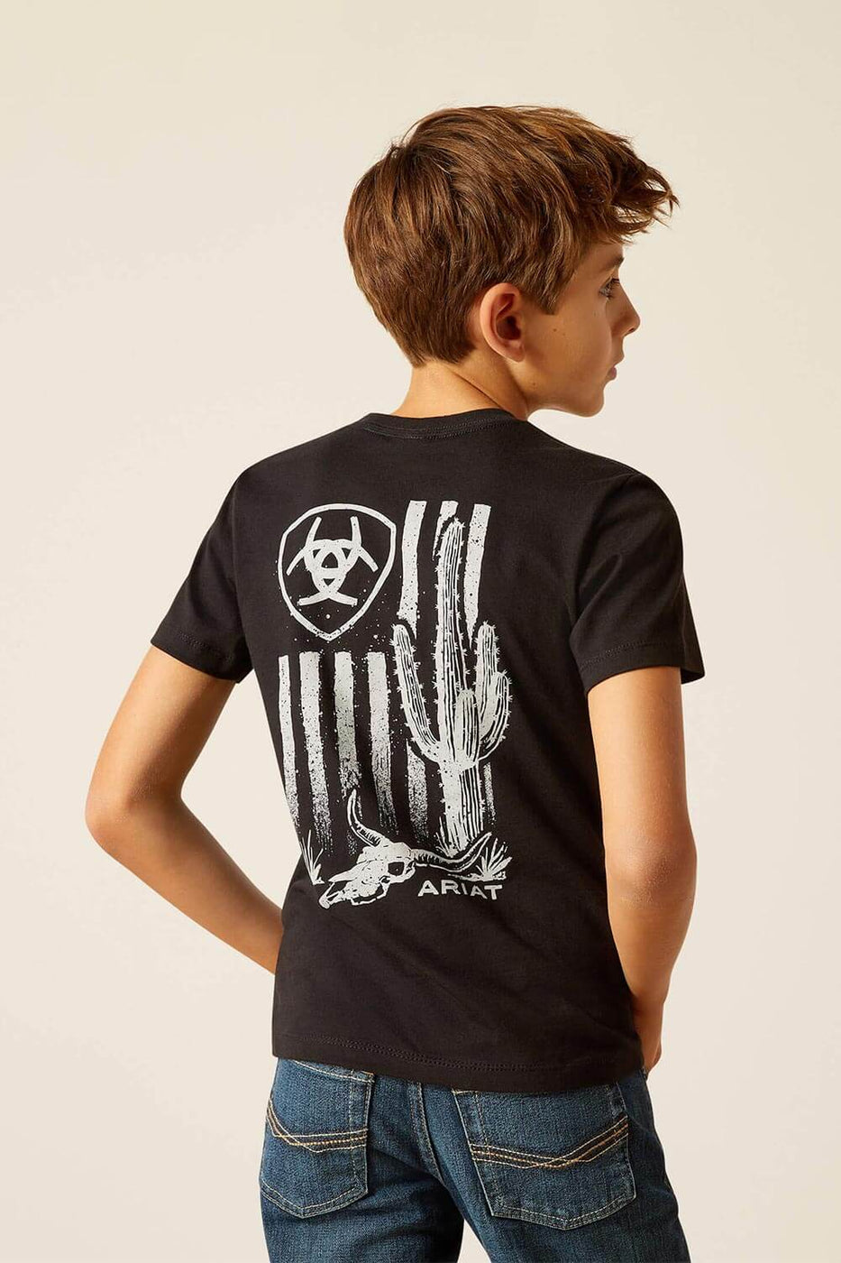 Ariat Cactus Flag T-Shirt for Boys