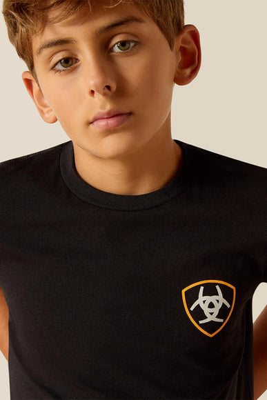 Ariat Youth Diamond Mountain T-Shirt for Boys in Black