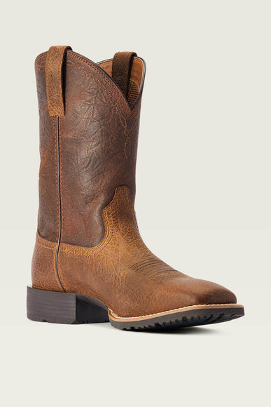 Ariat Hybrid Grit Western Boots for Men in Brown