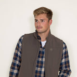Ariat Logo 2.0 Softshell Vest for Men in Brown