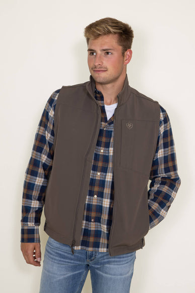 Ariat Logo 2.0 Softshell Vest for Men in Brown