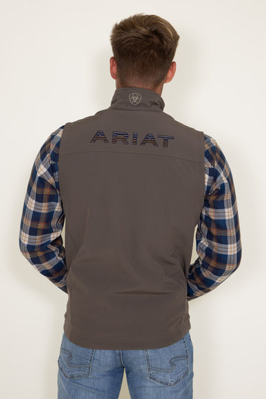 Ariat Logo 2.0 Softshell Vest for Men in Brown