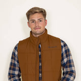 Ariat Crius Insulated Vest for Men in Chestnut
