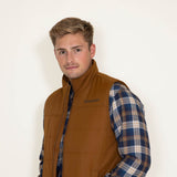 Ariat Crius Insulated Vest for Men in Chestnut