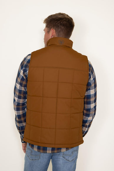 Ariat Crius Insulated Vest for Men in Chestnut